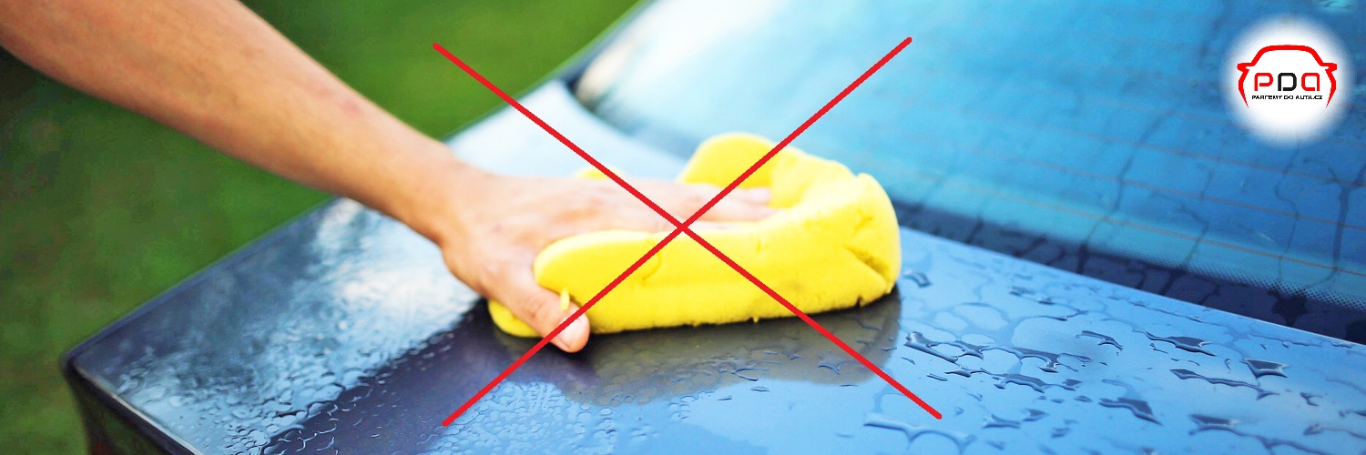Nepoužívejte na mytí auta klasickou houbu s póry